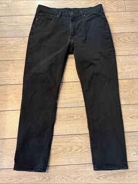 Levi's Women's Black Straight-Leg Jeans 33x32